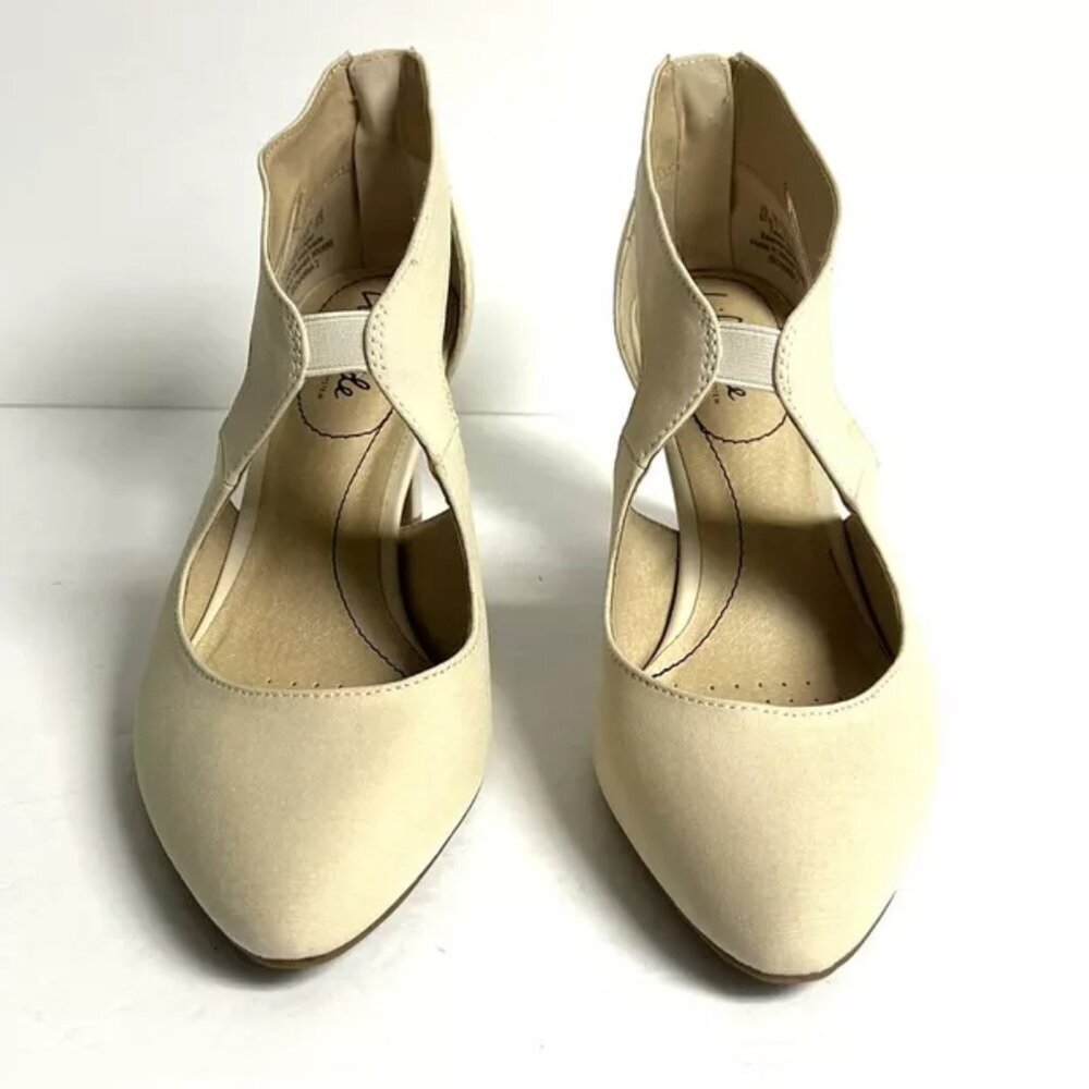 Life Stride Giovanna 2, Off White High Heel Pumps Size 9.5M - Picture 3 of 6